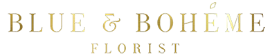 Blue and Boheme Florist Logo